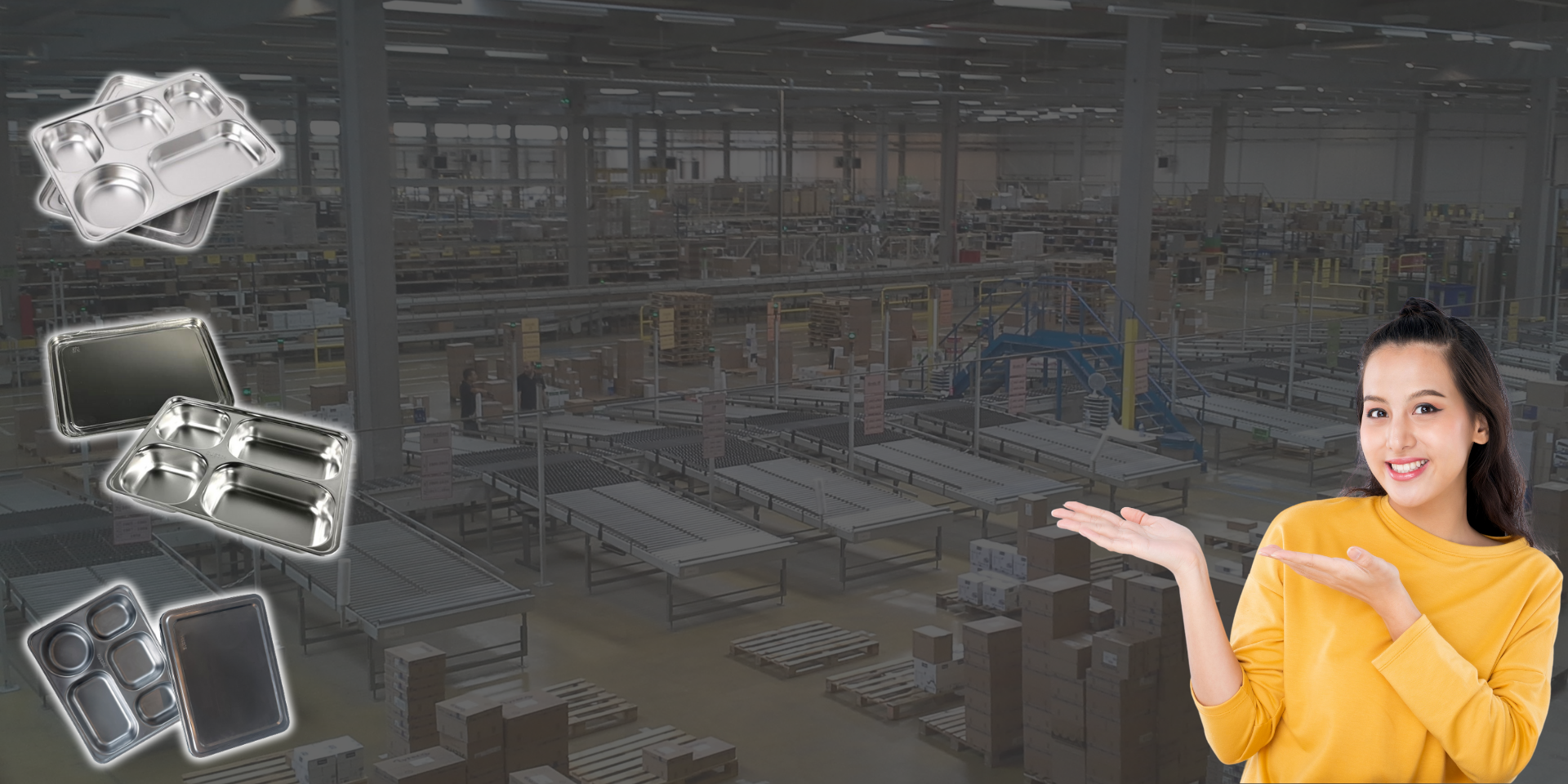 Food Tray SUS304 untuk Program Makan Bergizi